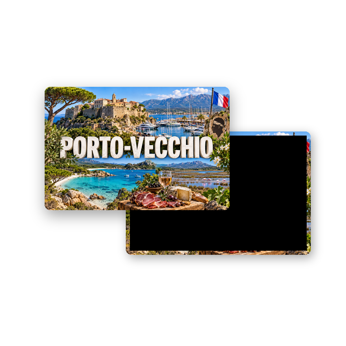 M2504 Magnet ville de France Porto-Vecchio