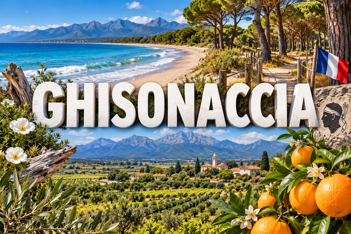M2505 Magnet ville de France Ghisonaccia