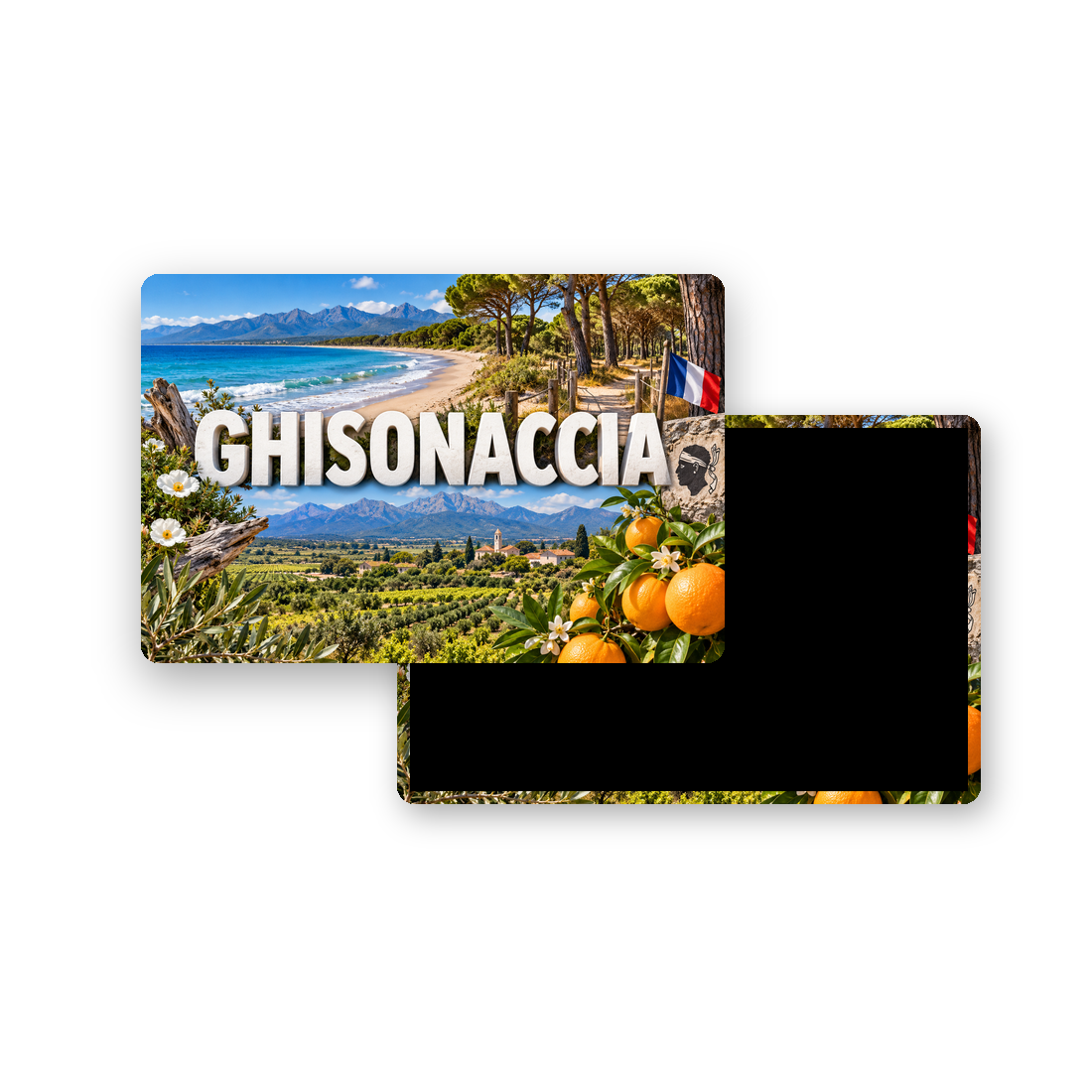 M2505 Magnet ville de France Ghisonaccia