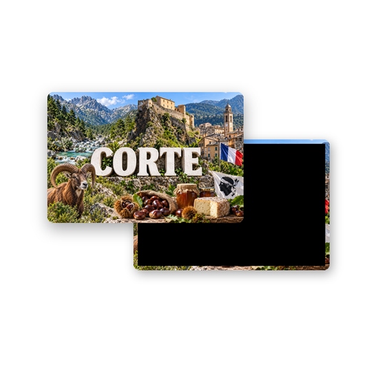 M2506 Magnet ville de France Corte