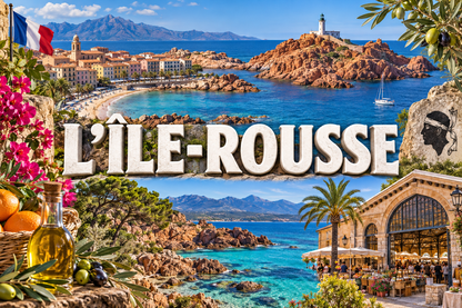 M2508 Magnet ville de France L'Île-Rousse