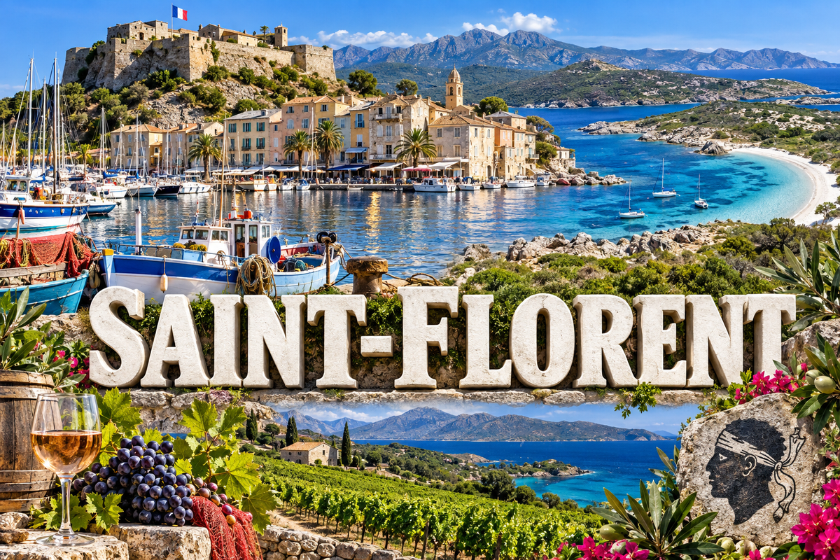 M2509 Magnet ville de France Saint-Florent