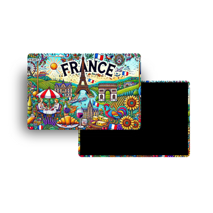 Lot de 12 Magnets Pays du Monde