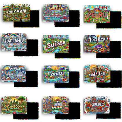 M366 Magnet Touristique Pays du Monde - Zambie