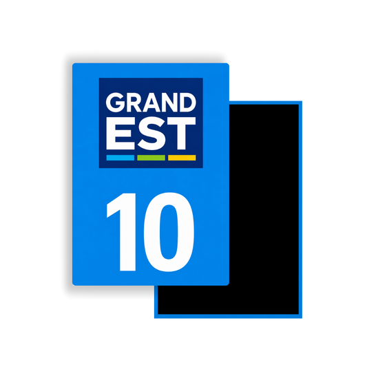 M3410 Magnet plaque immatriculation département Aube (10)
