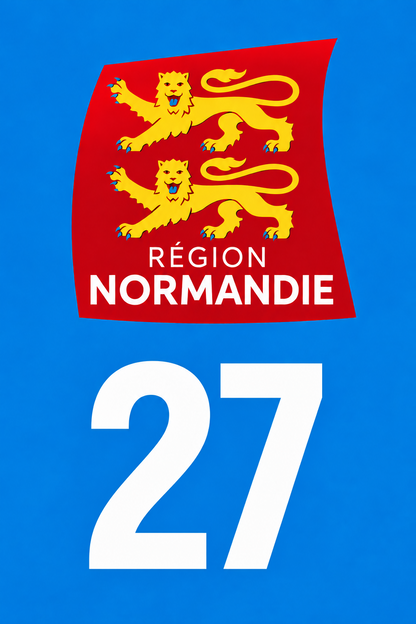 M3427 Magnet plaque immatriculation département Eure (27)