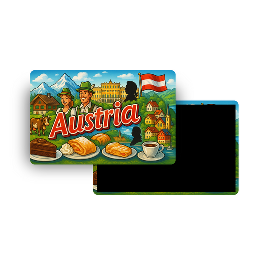 M342 Magnet Touristique Pays du Monde - Autriche (Austria)