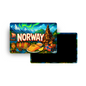 M344 Magnet Touristique Pays du Monde - Norvège (Norway)