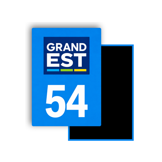 M3454 Magnet plaque immatriculation département Meurthe-et-Moselle (54)