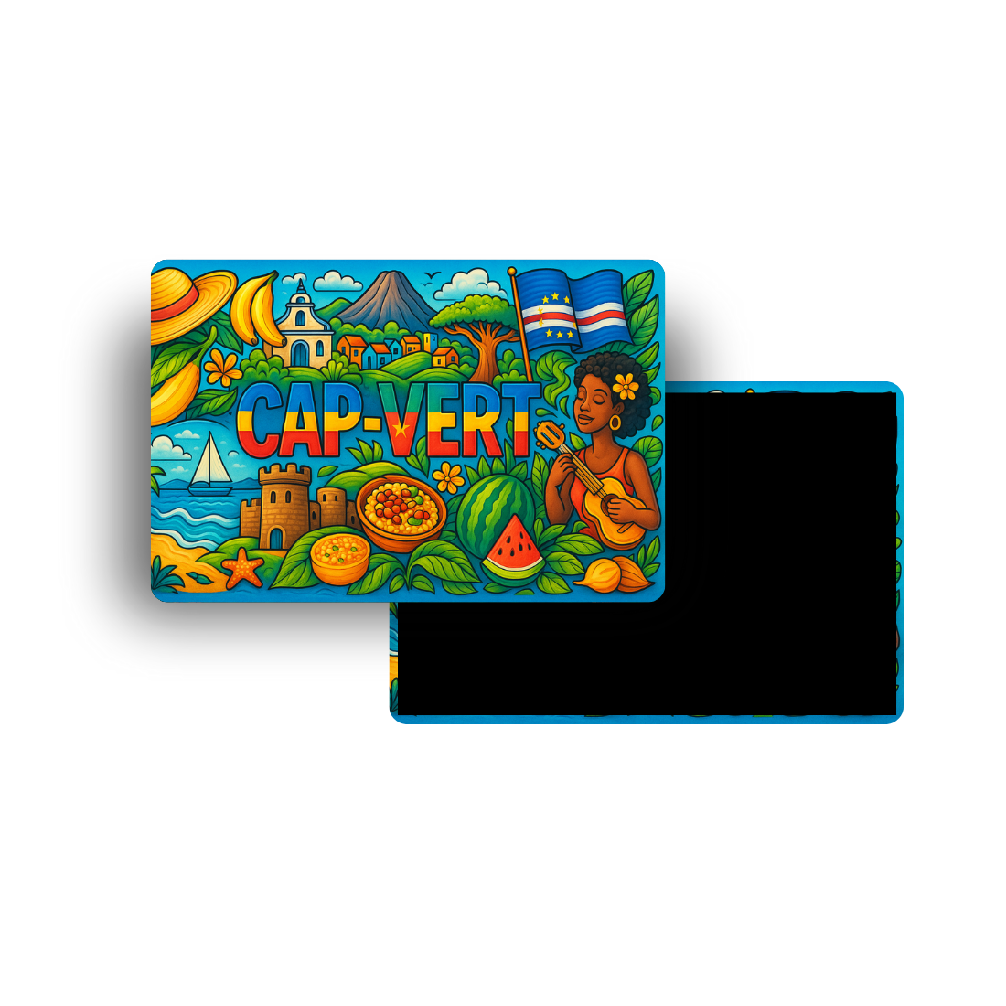 M358 Magnet Touristique Pays du Monde - Cap-Vert