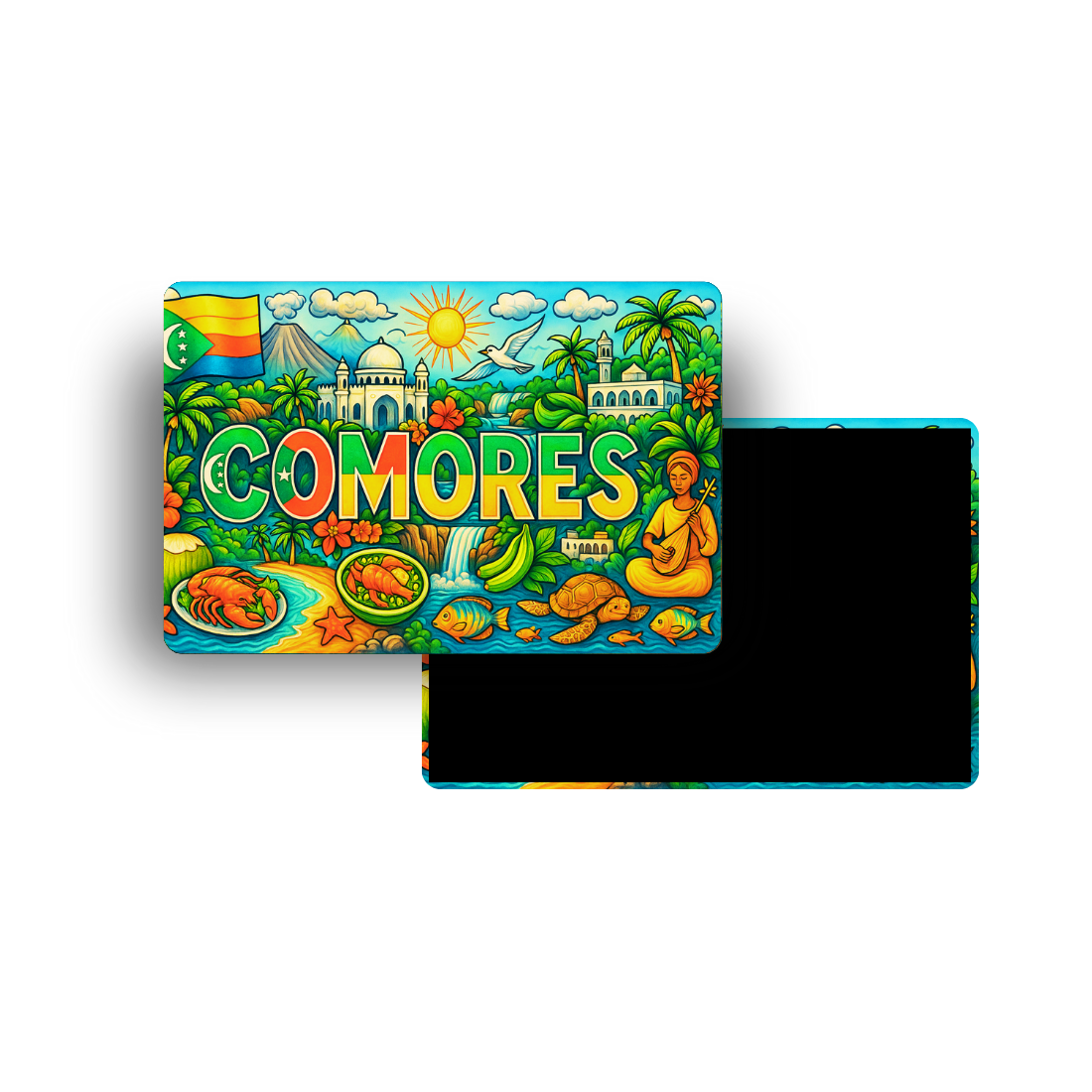 M367 Magnet Touristique Pays du Monde - Comores