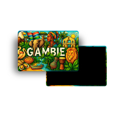 M371 Magnet Touristique Pays du Monde - Gambie