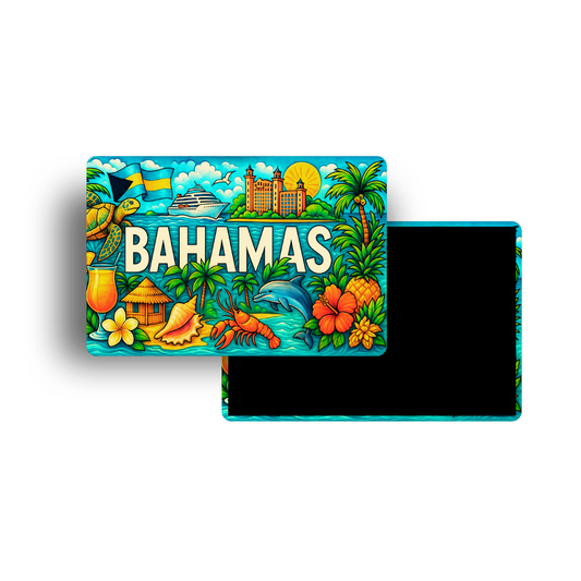 M381 Magnet Touristique Pays du Monde - Bahamas