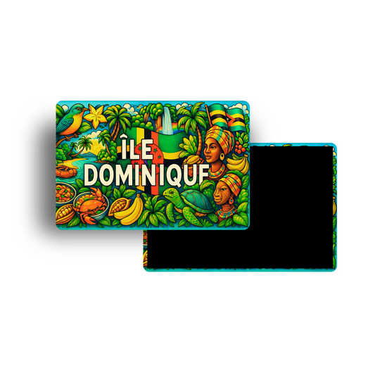 M383 Magnet Touristique Pays du Monde - Ile Dominique