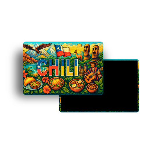 M384 Magnet Touristique Pays du Monde - Chili