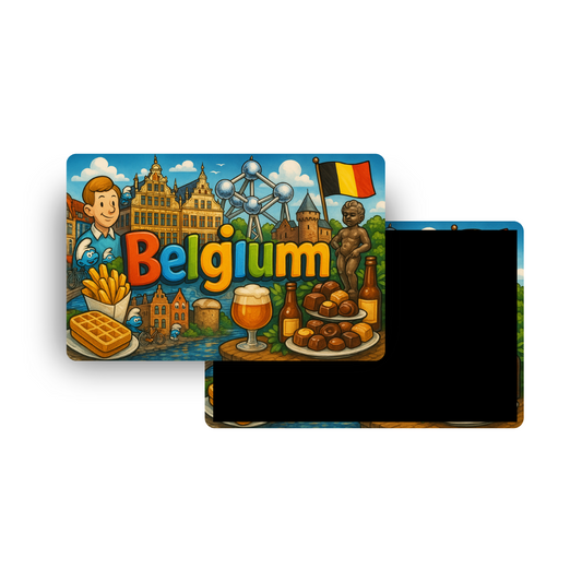 M385 Magnet Touristique Pays du Monde - Belgique
