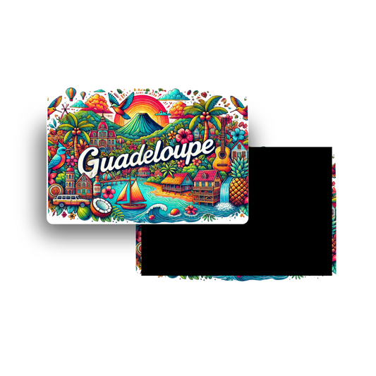 M389 Magnet Touristique Pays du Monde - Guadeloupe