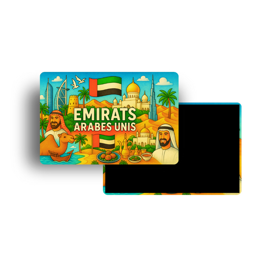 M393 Magnet Touristique Pays du Monde - Emirats arabes Unis