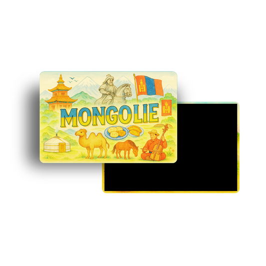 M395 Magnet Touristique Pays du Monde - Mongolie