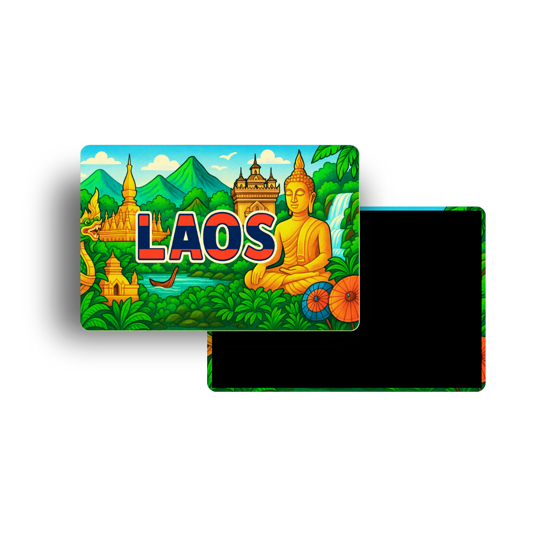 M396 Magnet Touristique Pays du Monde - Laos