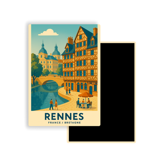 M406 Magnet Touristique Ville de France - Rennes