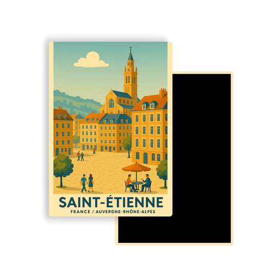 M408 Magnet Touristique Ville de France - Saint-Etienne