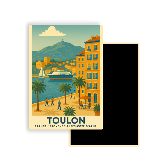 M412 Magnet Touristique Ville de France - Toulon