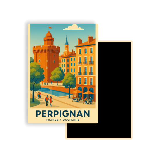 M422 Magnet Touristique Ville de France - Perpignan