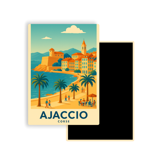 M424 Magnet Touristique Ville de France - Ajaccio