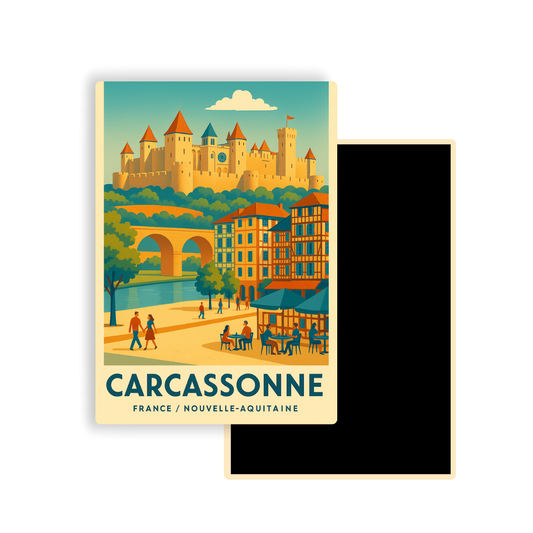 M427 Magnet Touristique Ville de France - Carcassonne