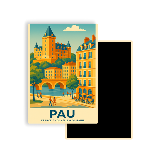M432 Magnet Touristique Ville de France - Pau