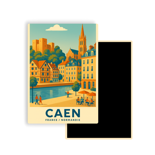 M433 Magnet Touristique Ville de France - Caen