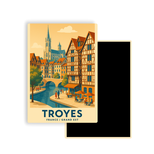 M434 Magnet Touristique Ville de France - Troyes