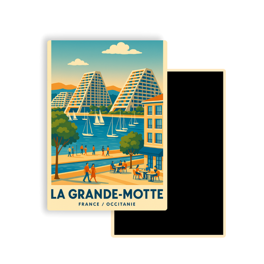 M435 Magnet Touristique Ville de France - La Grande Motte