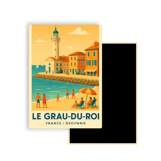 M440 Magnet Touristique Ville de France - Le Grau du Roi