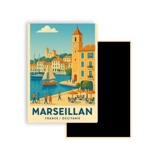 M442 Magnet Touristique Ville de France - Marseillan