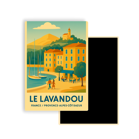 M448 Magnet Touristique Ville de France - Le Lavandou