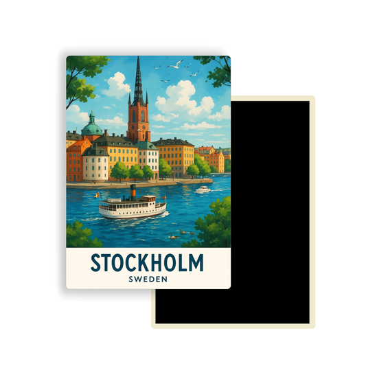 M513 Magnet Ville d'Europe - Stockholm Suède