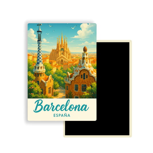 M519 Magnet Ville d'Europe - Barcelone Espagne