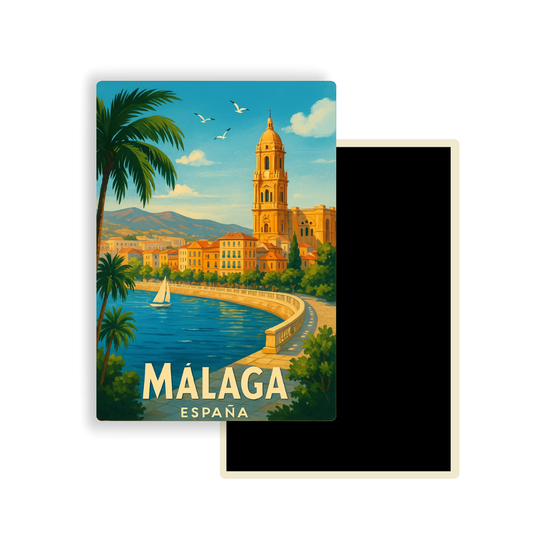 M550 Magnet Ville d'Europe - Malaga Espagne