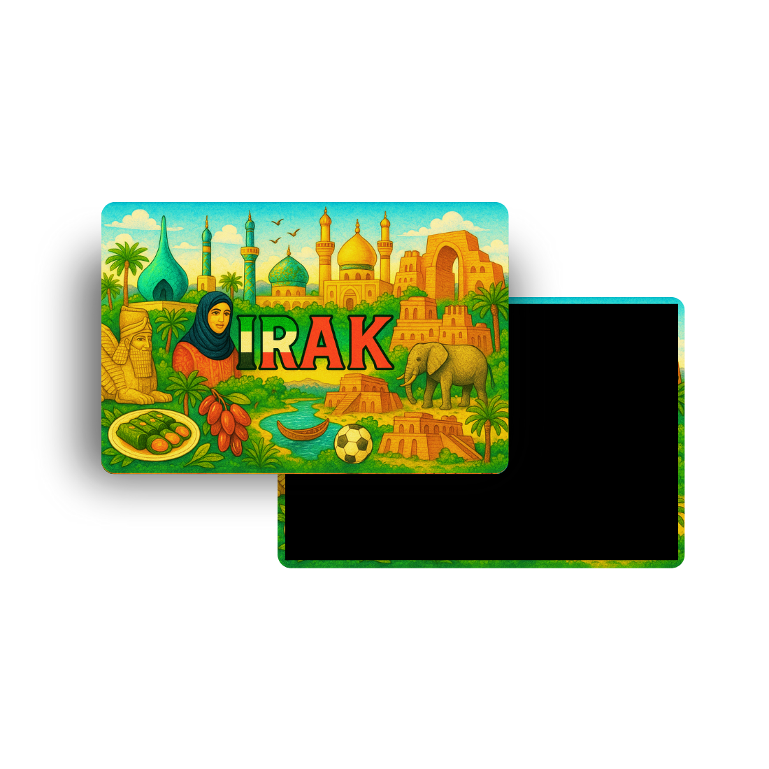 M602 Magnet Touristique Pays du Monde - Irak