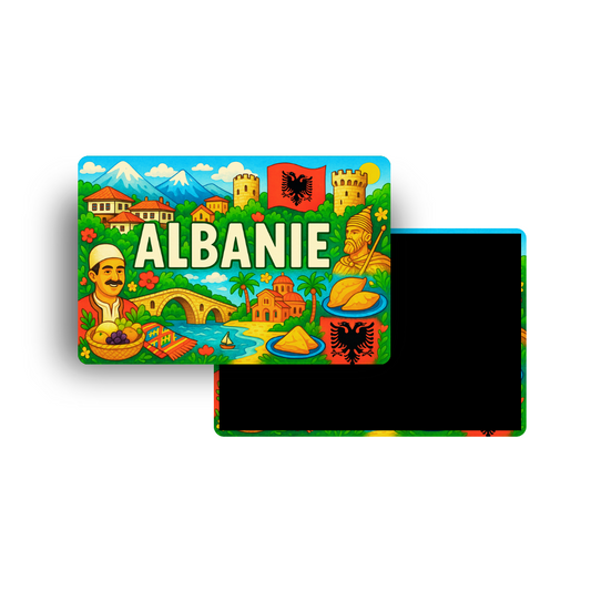 M604 Magnet Touristique Pays du Monde - Albanie
