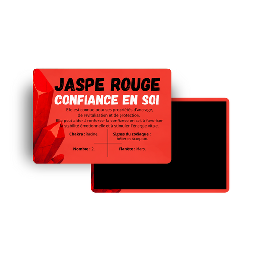 M610 Magnet Lithothérapie - Jaspe Rouge