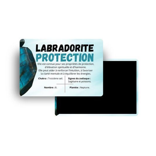 M611 Magnet Lithothérapie - Labradorite