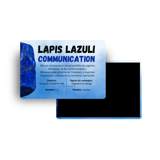 M612 Magnet Lithothérapie - Lapis Lazuli