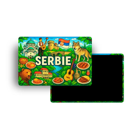M621 Magnet Touristique Pays du Monde - Serbie
