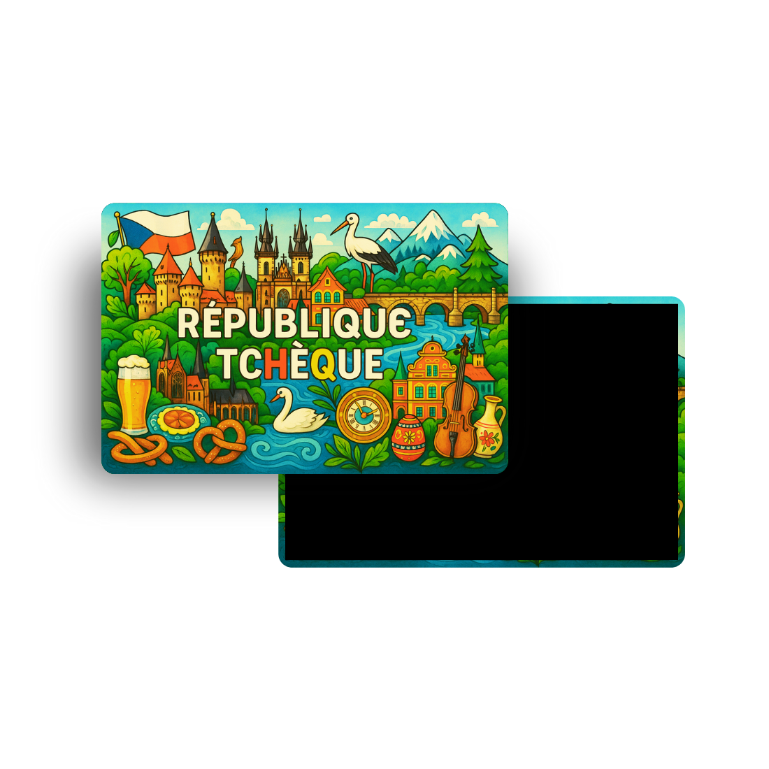 M622 Magnet Touristique Pays du Monde - République Tchèque