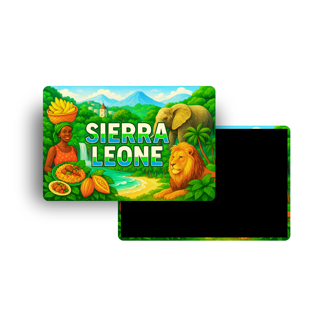 M625 Magnet Touristique Pays du Monde - Sierra Leone