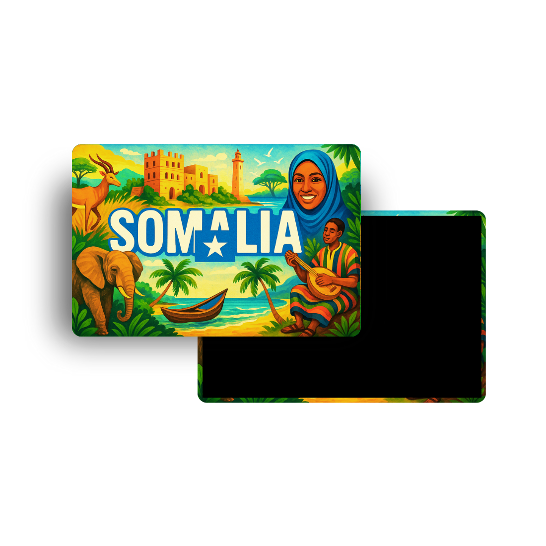 M627 Magnet Touristique Pays du Monde - Somalie (Somalia)