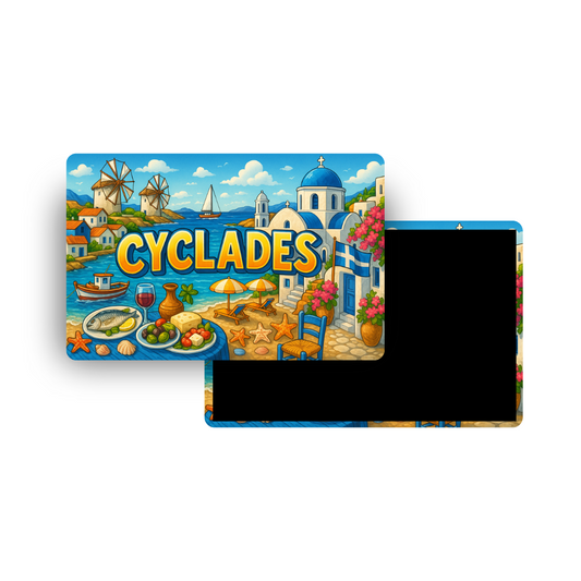 M649 Magnet Touristique Iles du Monde - Cyclades